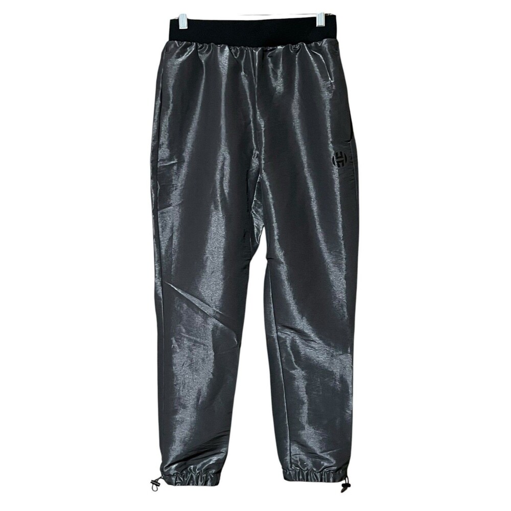 adidas James Harden Traveler Basketball Track Pants Men's S Grey Slim Fit NWT